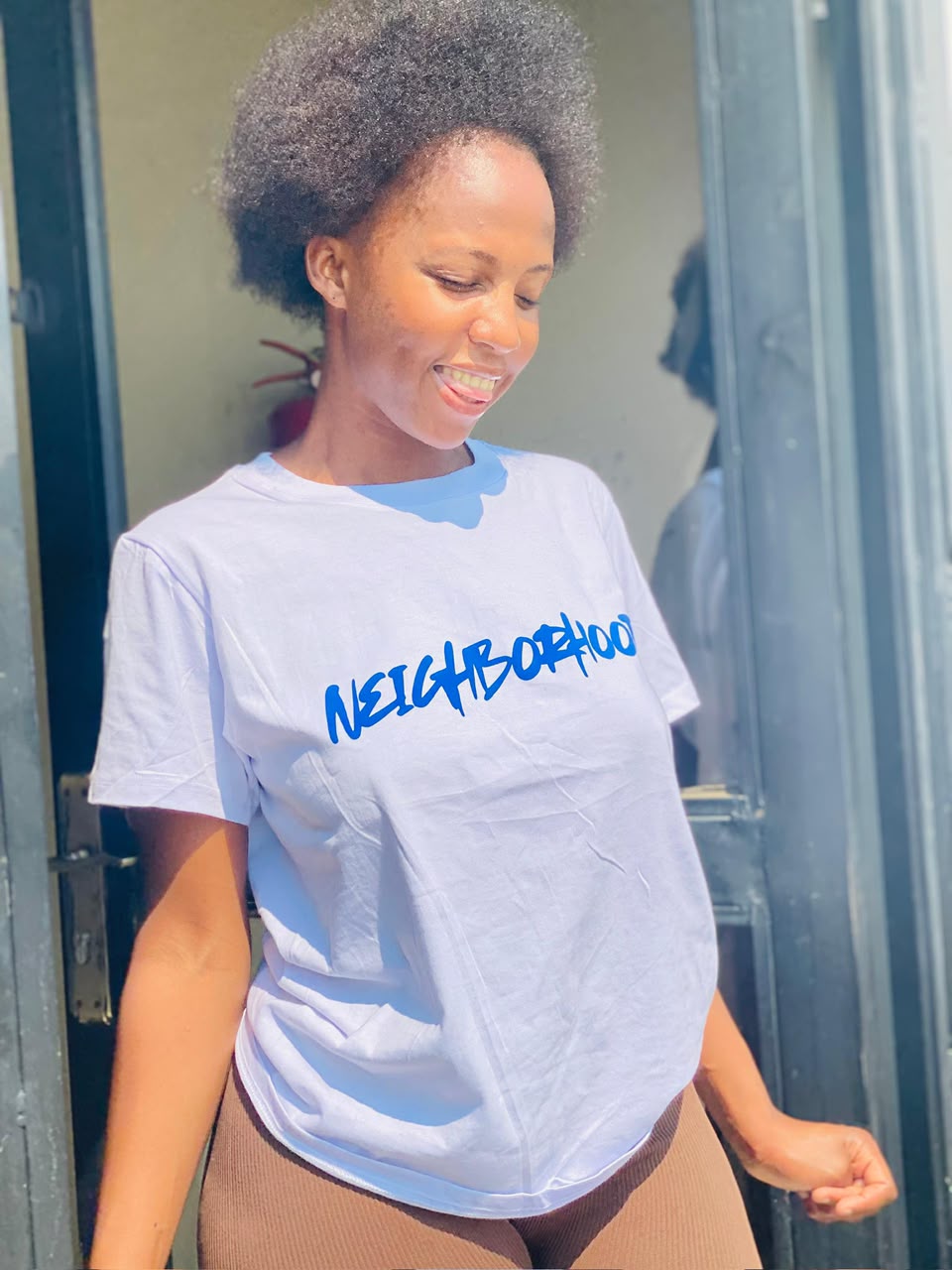 Neighborhood T Shirt in white